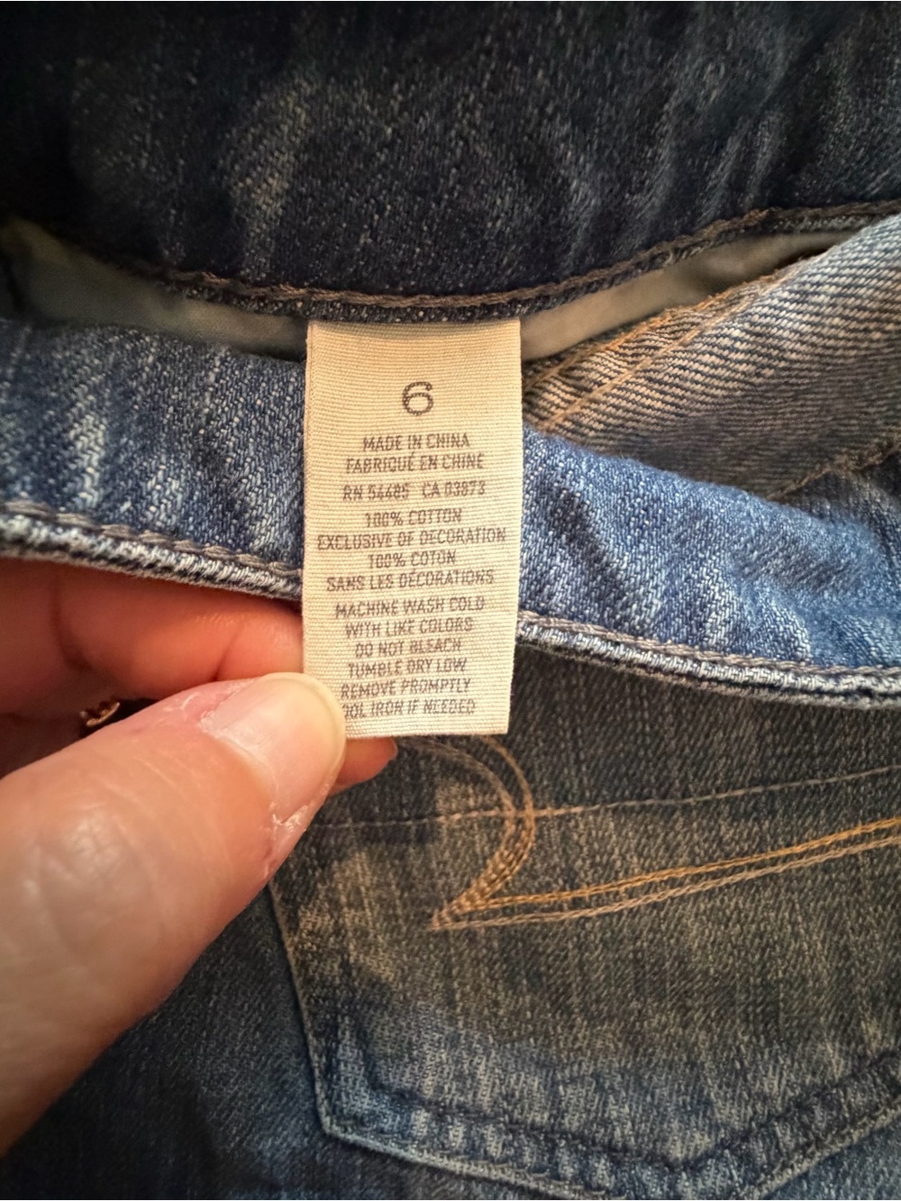 American Eagle Y2K Low Rise Micro Denim Shorts Size 6 - Picture 4 of 6